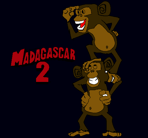 Madagascar 2 Manson y Phil