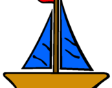 Dibujo Barco velero pintado por samilu