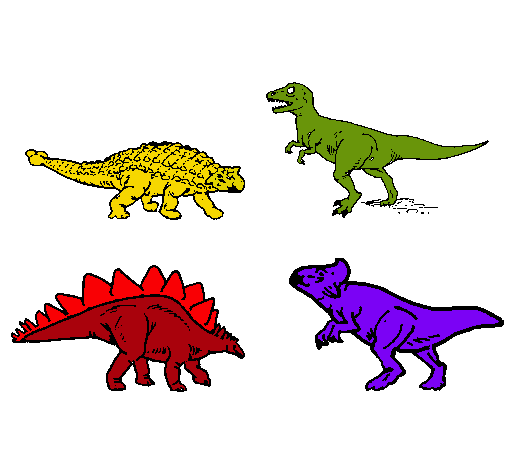 Dibujo Dinosaurios de tierra pintado por Dino-Jor
