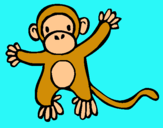 Dibujo Mono pintado por  changolion