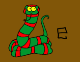 Dibujo Serpiente pintado por shugo