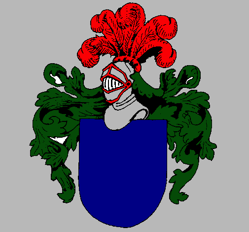 Escudo de armas y casco