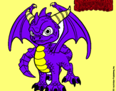 Dibujo Spyro pintado por ghbjh