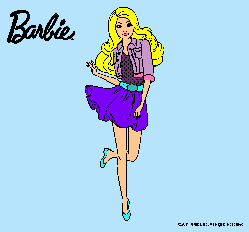 Dibujo Barbie informal pintado por Pazitha