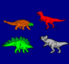 Dibujo Dinosaurios de tierra pintado por fvutftdwftfw