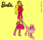 Dibujo Barbie elegante pintado por megustatleti