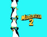 Dibujo Madagascar 2 Pingüinos pintado por dddds
