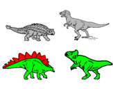 Dibujo Dinosaurios de tierra pintado por pedorro