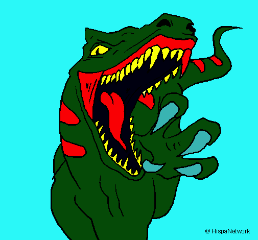 Dibujo Velociraptor II pintado por ANGRYXD