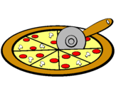 Dibujo Pizza pintado por Kaareem