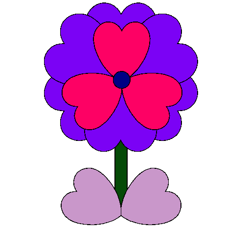 Flor de corazones