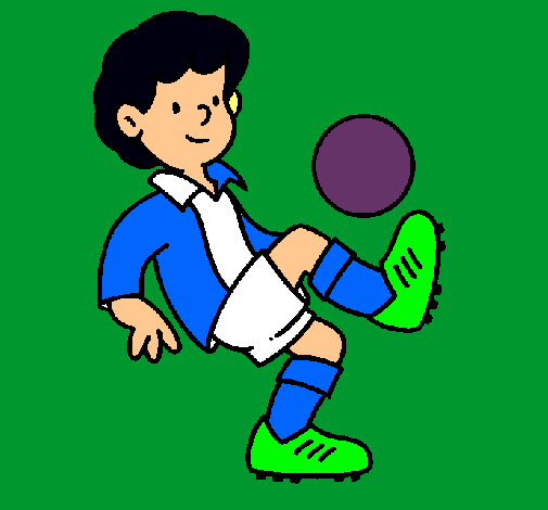 Dibujo Fútbol pintado por ganzo