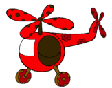 Dibujo Helicóptero adornado pintado por e3245167825w