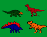 Dibujo Dinosaurios de tierra pintado por tetecalbuco