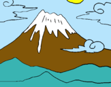 Dibujo Monte Fuji pintado por capricormio4