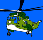 Dibujo Helicóptero al rescate pintado por wiwicho