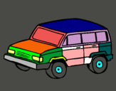 Dibujo Coche 4x4 pintado por juanpa0708