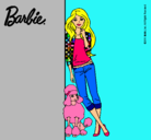 Dibujo Barbie con cazadora de cuadros pintado por Sofiiaah