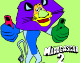 Dibujo Madagascar 2 Alex pintado por alessandrito