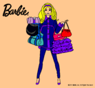 Dibujo Barbie de compras pintado por megusatleti