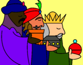 Dibujo Los Reyes Magos 3 pintado por marcnad