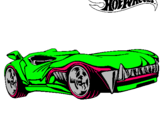 Dibujo Hot Wheels 3 pintado por cocodril