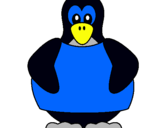 Dibujo Pingüino pintado por lachiquita