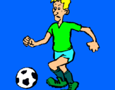Dibujo Jugador de fútbol pintado por alfonsoo
