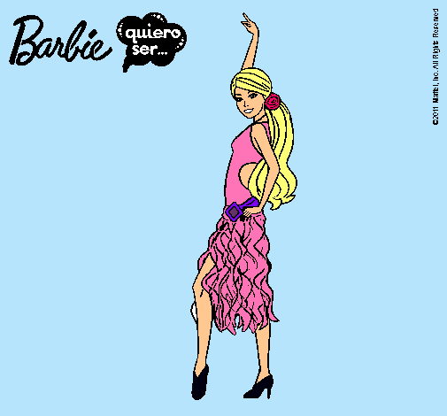 Barbie flamenca