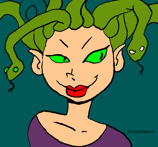 Mujer medusa