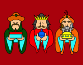 Dibujo Los Reyes Magos 4 pintado por evacarolinaa