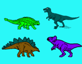 Dibujo Dinosaurios de tierra pintado por SANTI1245