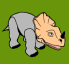 Dibujo Triceratops II pintado por natalia01234