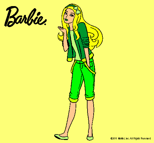 Barbie con look casual