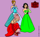 Dibujo Barbie y sus amigas vestidas de gala pintado por naovb