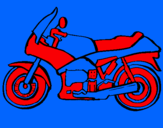 Dibujo Motocicleta pintado por gddf