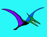 Dibujo Pterodáctilo pintado por SANTI1234569