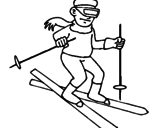Dibujo Esquiador II pintado por emiliomorci