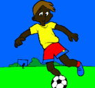 Dibujo Jugar a fútbol pintado por jhujdeshgfs 