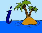 Dibujo Isla pintado por pikii
