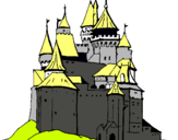 Dibujo Castillo medieval pintado por gloradenis