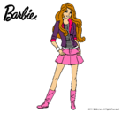 Dibujo Barbie juvenil pintado por barbiedesand