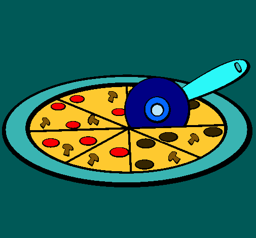 Dibujo Pizza pintado por ferrando 