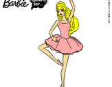 Dibujo Barbie bailarina de ballet pintado por osiris12