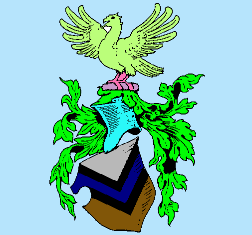 Escudo de armas y aguila 