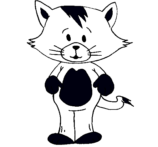 Dibujo Gato con flequillo pintado por SAPITO_94