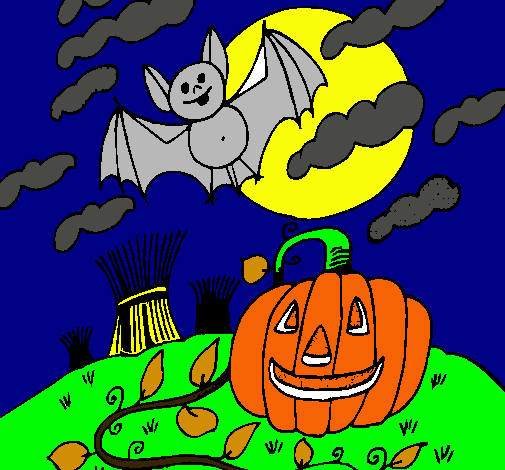 Paisaje de Halloween