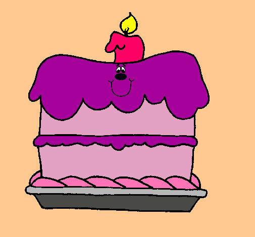 Pastel de cumpleaños