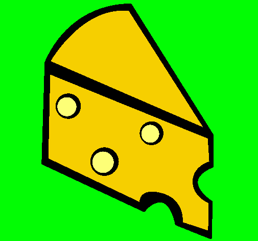 Dibujo Queso pintado por APPRIL