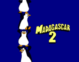 Dibujo Madagascar 2 Pingüinos pintado por gatita-